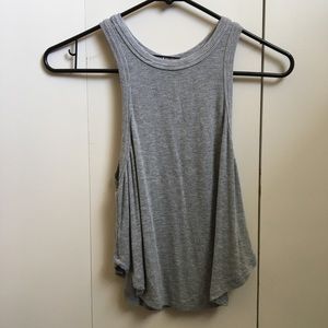 Gray Brandy Melville Crop Top
